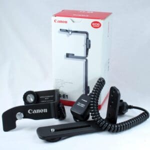 Canon SB-E1 bracket & off camera cable