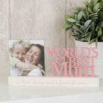 Celebrations Photo Frame - Worlds Best Mum - 4x4"