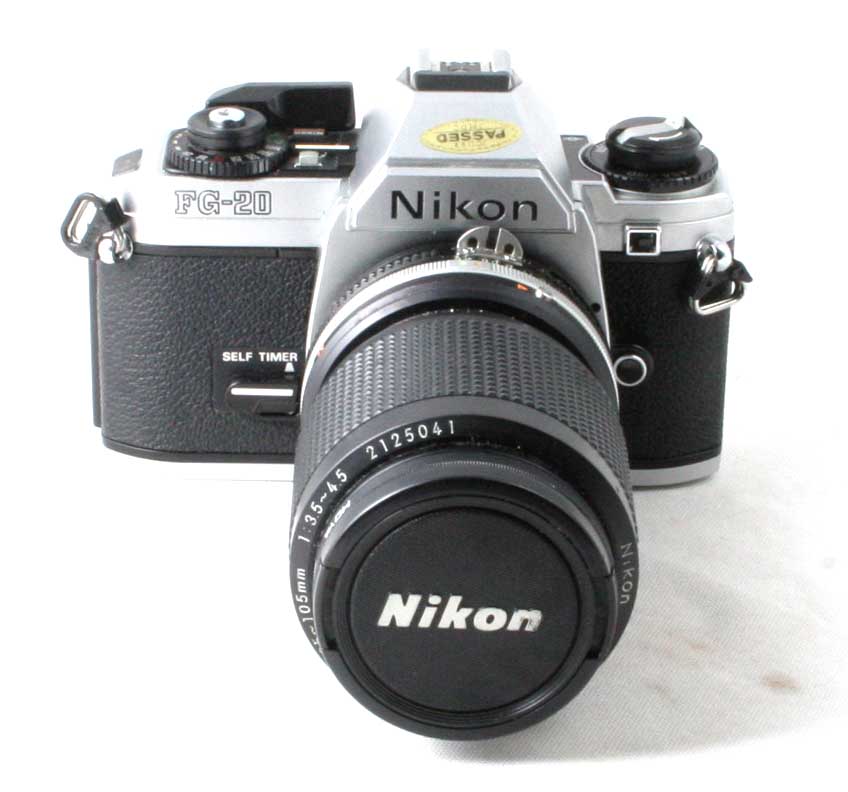 Nikon FG-20 35-105mm f3.5-4.5 AIS