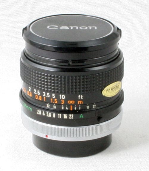 Canon FD 28mm f2.8 S.C.